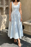 Sky Beautiful Soft Alluring Midi Dress