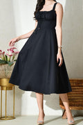 Black New Sheath Midi Dress