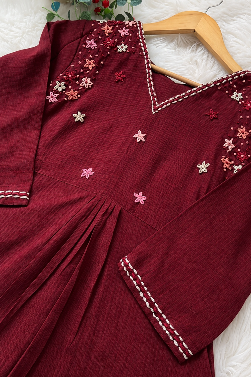 Maroon Designer Premium Salwar Suit for Women's