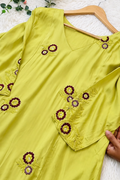 Yellow Floral Soft Designer Salwar Suit for Women's