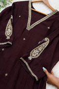 Alluring Brown Designer Salwar Suit for Women's