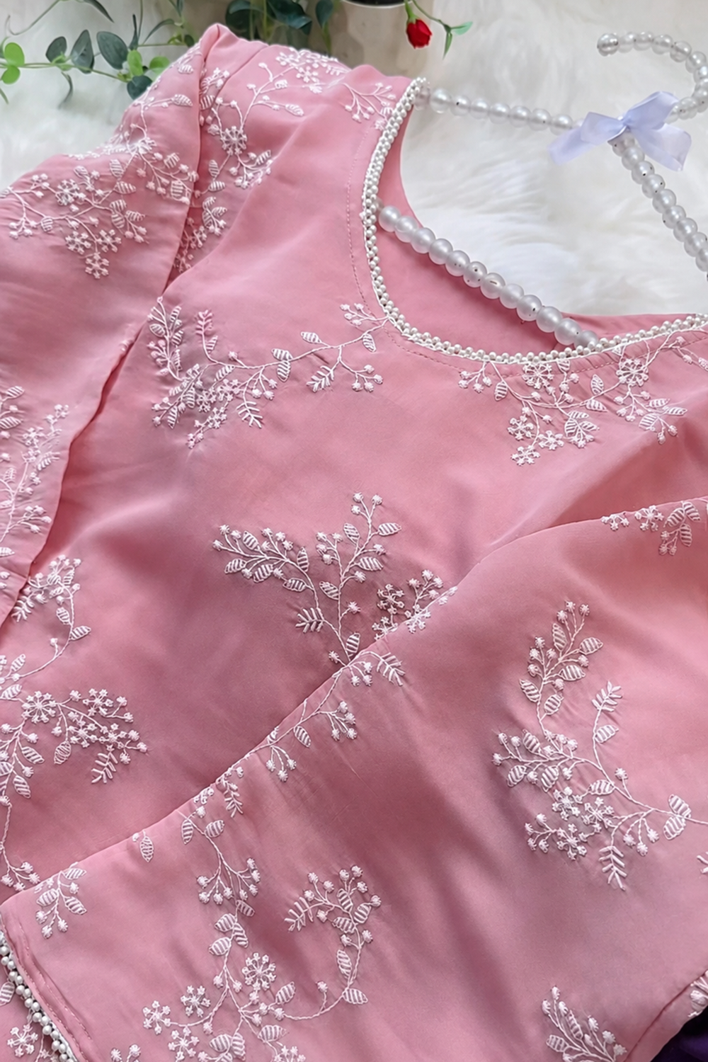 Baby Pink Look Designer Salwar Suit for Women's