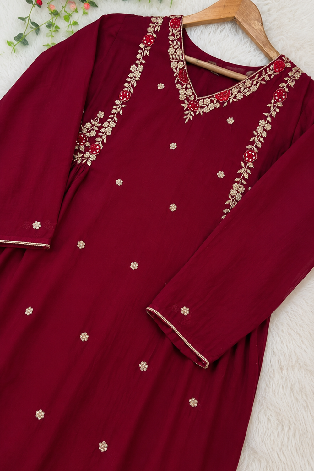 Maroon Awesome Designer Salwar Suit for Women's