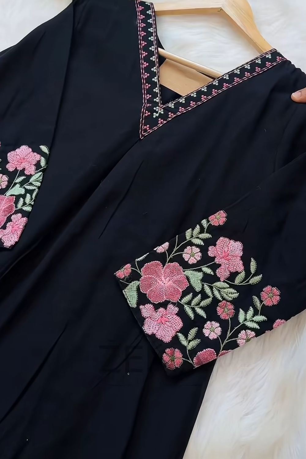 Black Floral Look Designer Salwar Suit for Women's